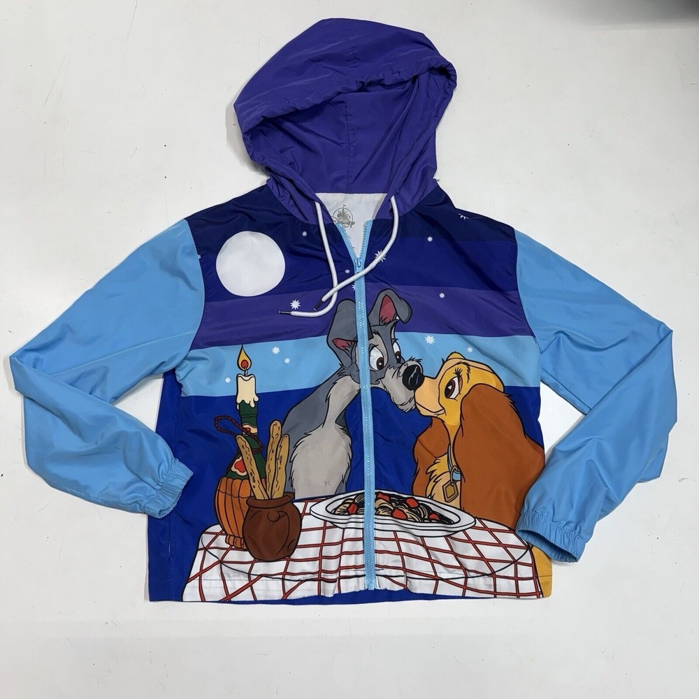 2020 Disney Parks Lady‎ and the Tramp Windbreaker Jacket Adult Size Small S